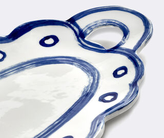 Serax 'Line-Up 02' platter, blue and white WHITE SERA26SER198WHI