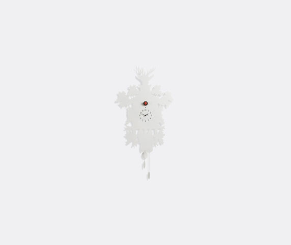 Domeniconi 'Cucù' cuckoo clock, white WHITE DOME25CUC474WHI