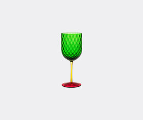 Dolce&amp;Gabbana Casa 'Carretto Siciliano' red wine glass, green and red GREEN DGCA22HAN680MUL
