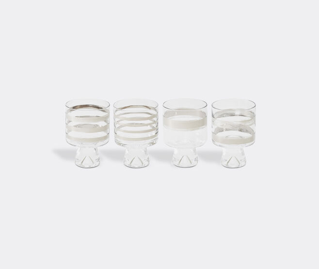 Tom Dixon 'Tank' low ball glass gift set, set of four TRANSPARENT TODI22TAN505TRA