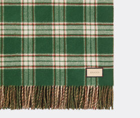 Gucci 'Gucci tartan' blanket, green MULTICOLOUR GUCC21PLA279GRN