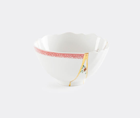 Seletti Kintsugi-N'1 Fruit Bowl In  Porcelain Ø Cm.11,5 H.6 WHITE/MULTICOLOR ${masterID} 2
