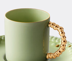 L'Objet 'Haas Mojave' espresso cup and saucer, matcha GREEN LOBJ22HAA132GRN
