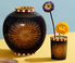 La DoubleJ 'Sunrays' decorative cup, multicolor multicolor LADJ24SUN533MUL