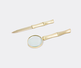 L&#39;Objet &#39;Bambou&#39; magnifying glass GOLD LOBJ15BAM879GOL