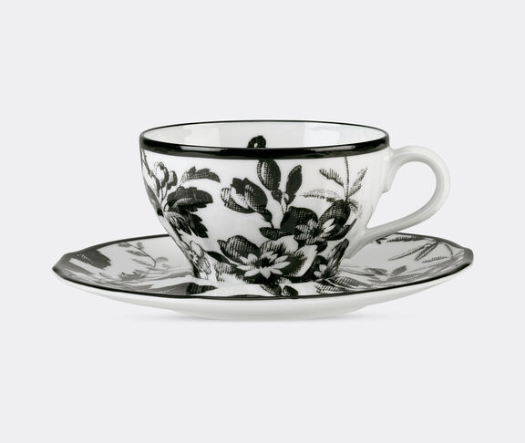 Gucci 'Herbarium' demitasse cup with saucer, set of two, black undefined ${masterID}