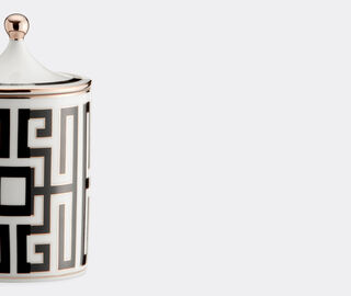 Ginori 1735 'Labirinto' candle, black BLACK RIGI20LAB993BLK