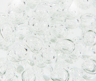 POLSPOTTEN 'Bubble' glass ball, large, clear TRANSPARENT POLS25GLA181TRA