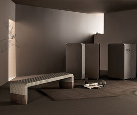 Poltrona Frau &#39;Brera&#39; bench GREY POFR20BRE284GRY