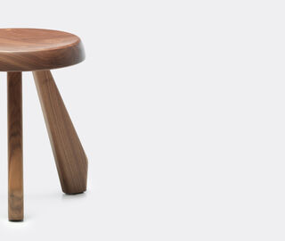 Cassina 'Tabouret M&eacute;ribel' stool, american walnut BROWN CASS21TAB374BRW
