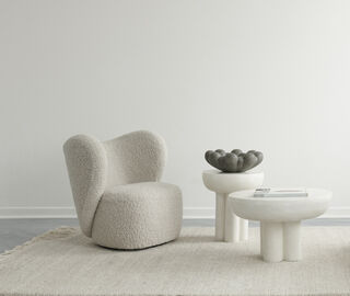 101 Copenhagen 'Crown' table, white, tall WHITE COPH22CRO808WHI