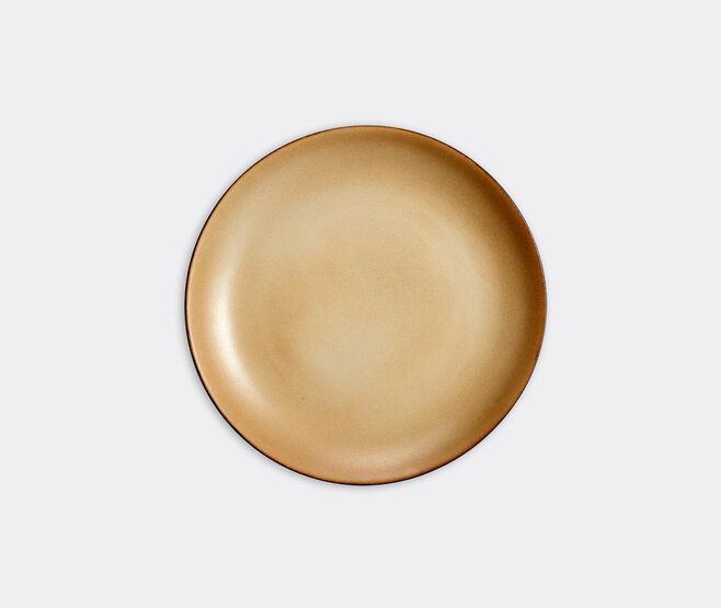 L'Objet 'Terra' charger plate, leather MULTICOLOUR LOBJ23TER312BEI