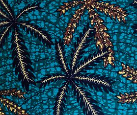 Mumutane 'Isolo Palm Leaf' cushion MULTICOLOUR MUMU23ISO904MUL