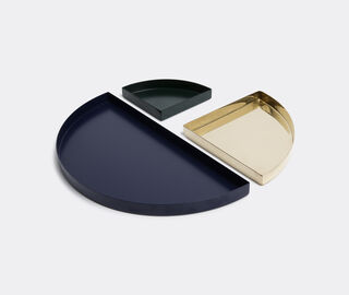 AYTM 'Unity' quarter circle tray MULTICOLOUR AYTM16UNI408GRN