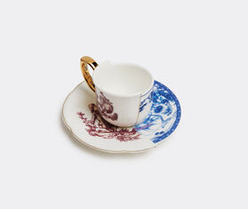 Seletti &#39;Hybrid Eufemia&#39; coffee cup with saucer MULTICOLOUR SELE22HYB411MUL