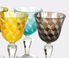 POLSPOTTEN 'Blocks' wine glass, set of six multicolor POLS22WIN499MUL