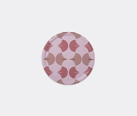 La DoubleJ 'Slinky Rosso' round printed tray undefined ${masterID} 2