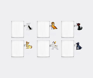 Ichendorf Milano 'Dogs' mug, assorted set of six, multicolor MULTICOLOUR ICMI25DOG911MUL