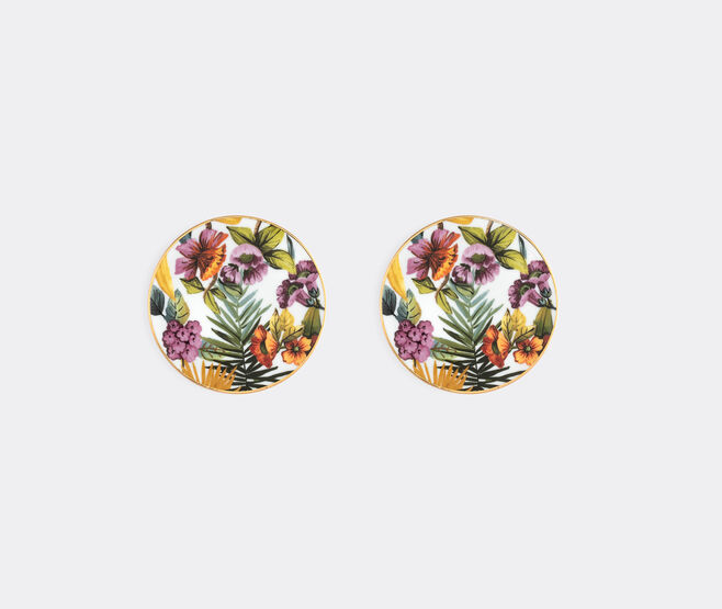 Simone Guidarelli Home 'Jungle' coaster, set of two, multicolor MULTICOLOUR SIMO26JUN577MUL