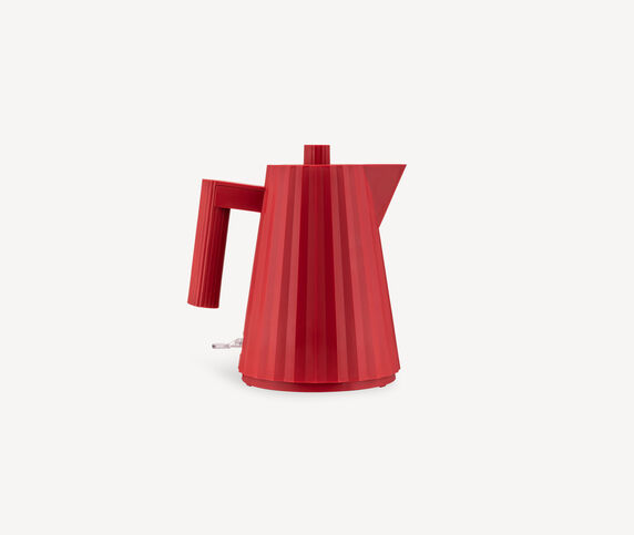 Alessi 'Plissé' electric kettle, red, UK plug