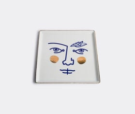 Octaevo 'Janus Warrior' ceramic tray MULTICOLOUR OCTA17JAN151BLU