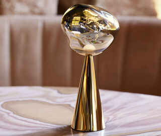 Tom Dixon 'Melt' portable lamp, gold GOLD TODI23MEL627GOL
