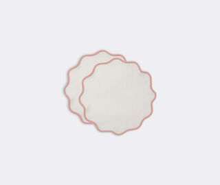 La DoubleJ 'Cloud' tablemat, set of two, pink PINK LADJ23CLO501PIN
