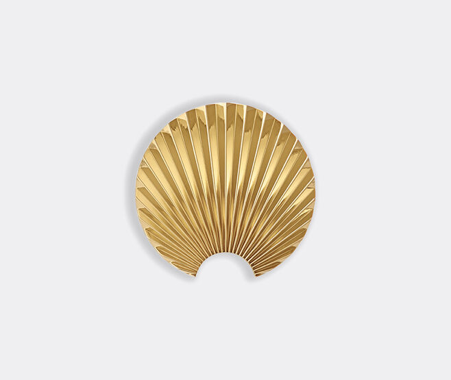 AYTM 'Concha' decorative hook, large, gold GOLD AYTM26CON269GOL