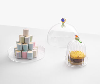 Ichendorf Milano 'Animal Farm' snail dome with dish MULTICOLOUR ICMI23ANI570MUL