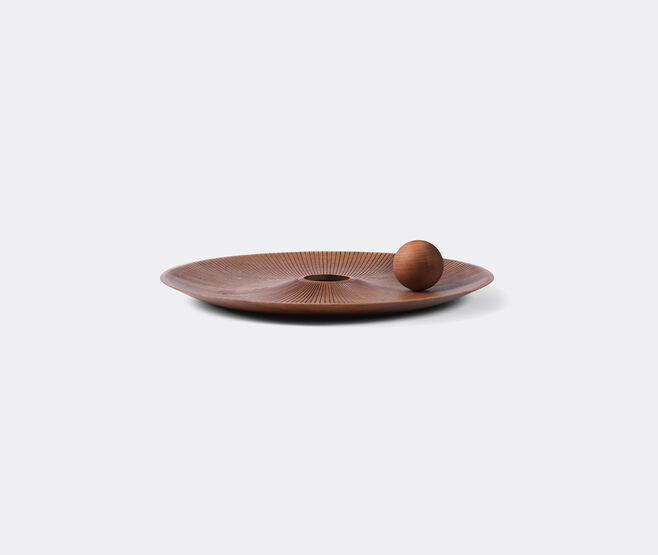 Zanat 'Saturn' bowl, walnut oil IVORY ZANA26SAT657BRW