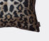 Les-Ottomans Silk velvet cushion, black and brown  OTTO20SIL641MUL