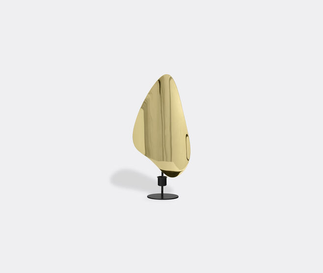 Audo Copenhagen 'Flambeau' candleholder, black and polished brass, tall BLACK MENU22FLA687BLK