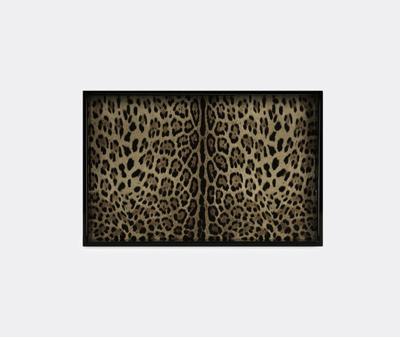 Dolce&Gabbana Casa 'Leopardo' tray, rectangular Multicolor DGCA23REC209MUL