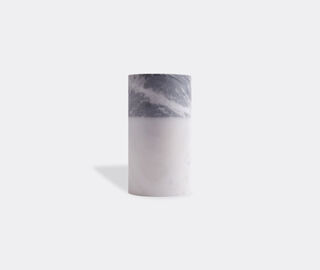 Bloc studios 'Sunnei' wine glass, Carrara and Bardiglio WHITE BLOC22SUN326WHI