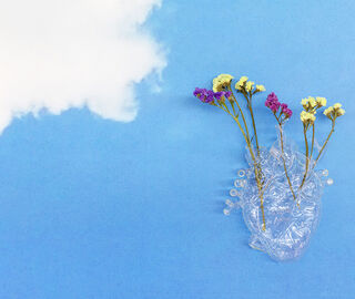 Seletti 'Love in Bloom' vase, glass TRANSPARENT SELE21LOV224TRA