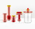 Alessi '100 Values Collection' salt, pepper and spice grinder, tall, pink  ALES21SAL577MUL