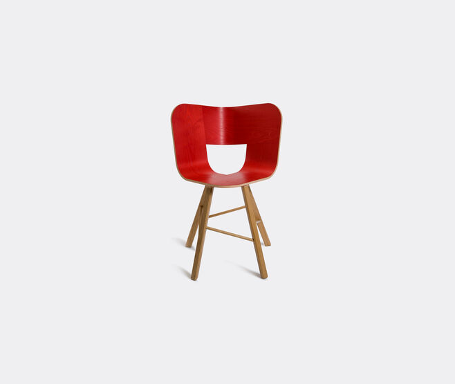 Col&eacute; 'Tria' chair, red ash wood MULTICOLOUR COIT20TRI252RED
