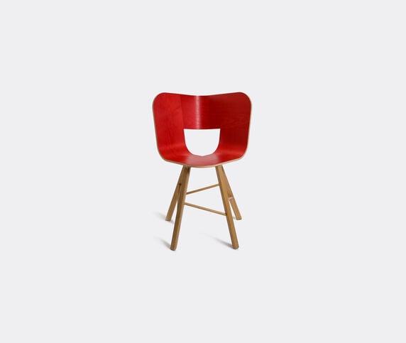 Colé 'Tria' chair, red ash wood Red, natural oak COIT20TRI252RED
