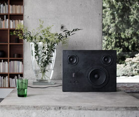 Transparent &#39;Steel Speaker&#39;, black BLACK TRAN23STE115BLK