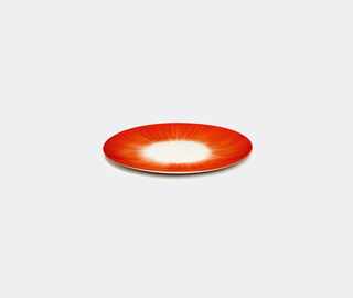 Serax 'D&eacute;' breakfast plate, variation 5, set of two, white and red WHITE SERA24PLA483WHI