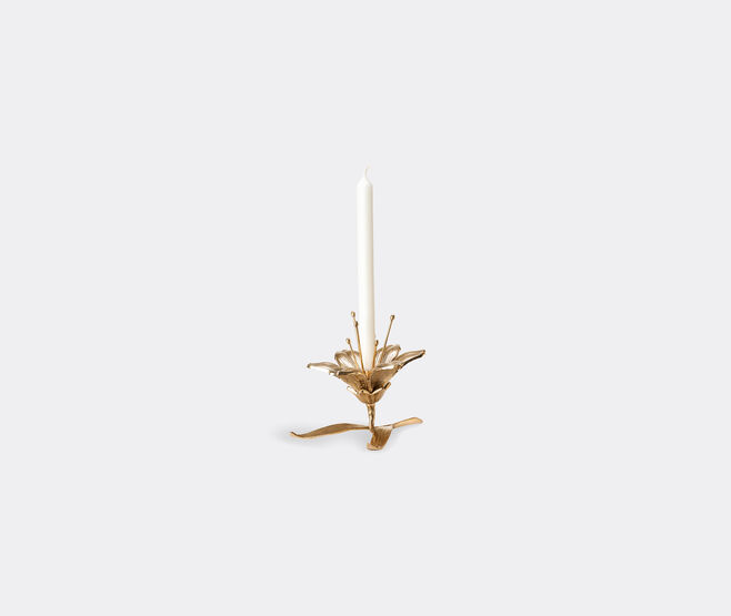 POLSPOTTEN 'Lilly' candle holder GOLD POLS22CAN386GOL