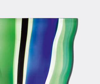 LSA International 'Folk' tumbler, set of two, black, blue and green MULTICOLOUR LSAI23FOL457MUL