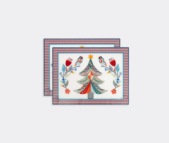 VESTA 'Christmas Tree' placemat, set of two, red undefined ${masterID}