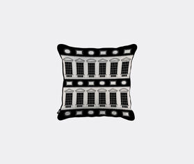 Fornasetti &#39;Architettura&#39; cushion, black and white WHITE FORN24CUS369MUL