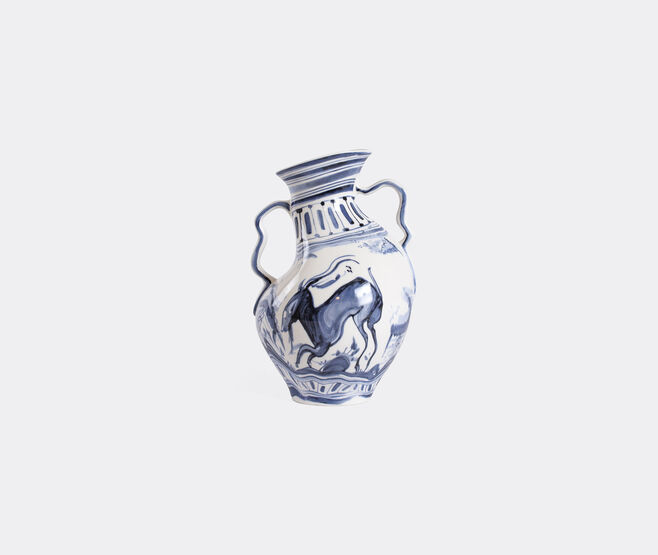 Seletti 'Classic On Acid, Ibex' vase, white and blue MULTICOLOUR SELE25POR738MUL