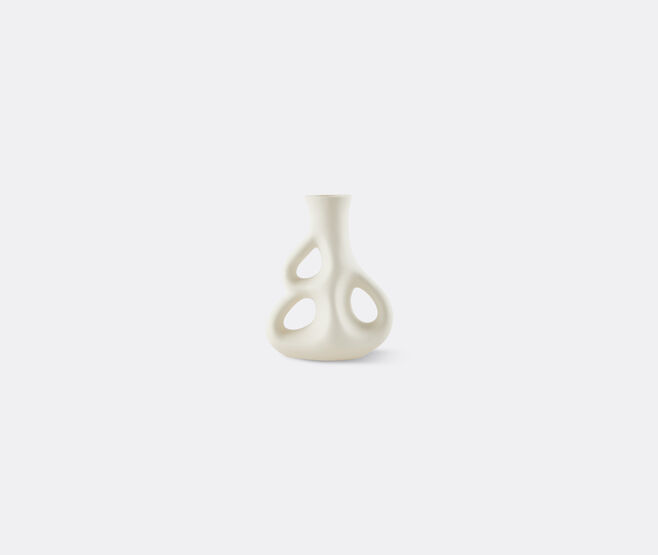 POLSPOTTEN 'Three Ears' vase, small, white WHITE POLS25VAS178WHI