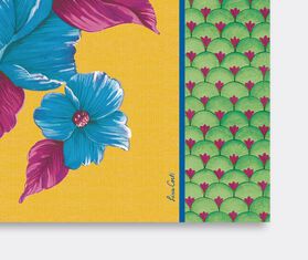 Lisa Corti 'Masonite' rectangular placemat, set of two, azalea green GREEN LICO23MAS493MUL