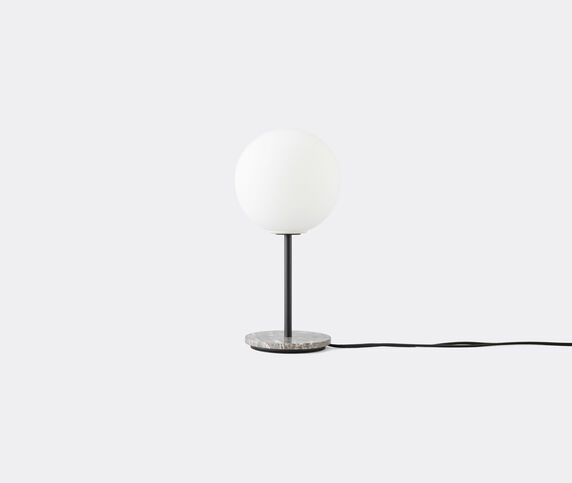 Audo Copenhagen 'TR Bulb' table lamp, matte opal, EU plug Grey, white MENU19TRB429GRY