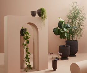 AYTM 'Terra' flowerpot, low BROWN AYTM22TER934BRW