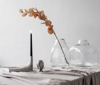 Origin Made 'Ancora' candle holder SILVER ORMA22ANC358SIL